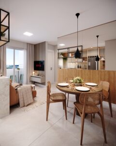 Apartamento na planta na Zona Norte