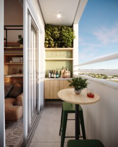 Apartamento na planta na Zona Norte