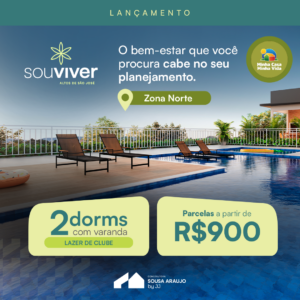 Apartamento na planta na Zona Norte
