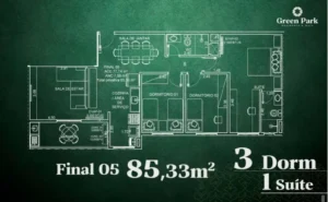 APARTAMENTO À VENDA – GREEN PARK RESIDENCE
